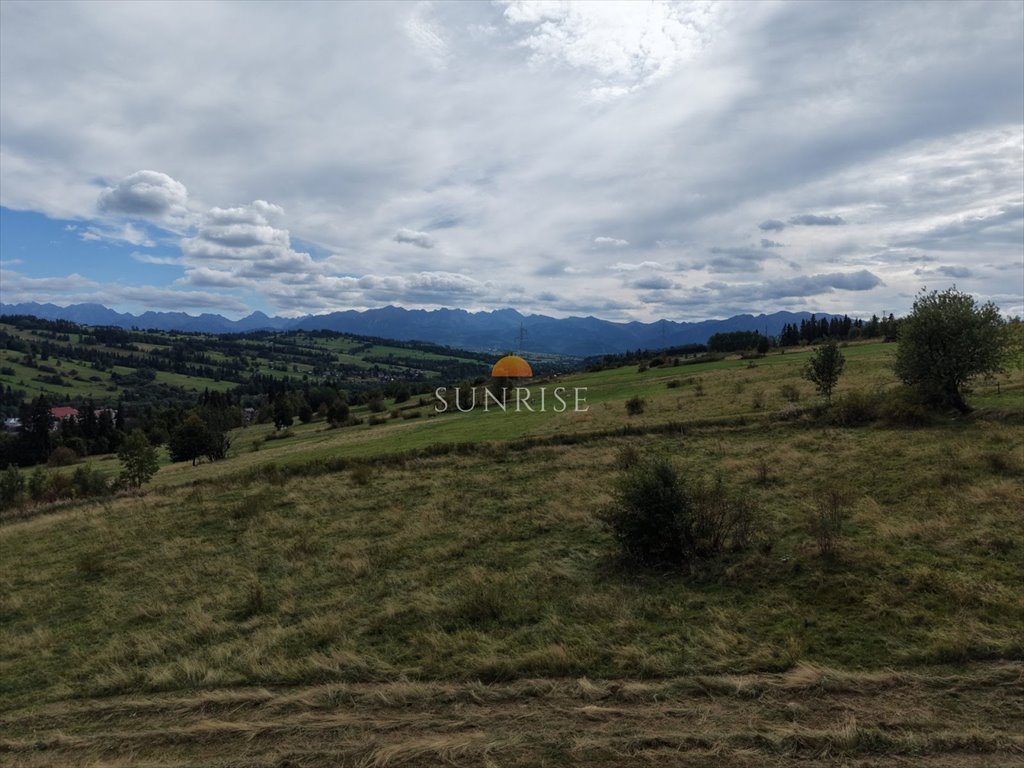 Polecam dużą działkę 4902 m² z widokiem na góry w Białym Dunajcu Biały Dunajec, Miłośników Podhala 110  4 902m2 Foto 1