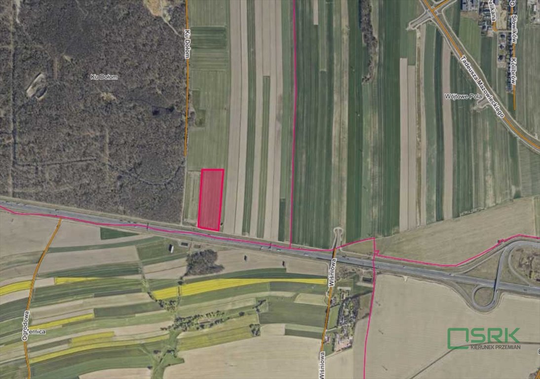 Działka inwestycyjna 28 868 m² z dostępem do A1 w Gliwicach Gliwice, Wójtowa Wieś, Ku Dołom  28 868m2 Foto 1