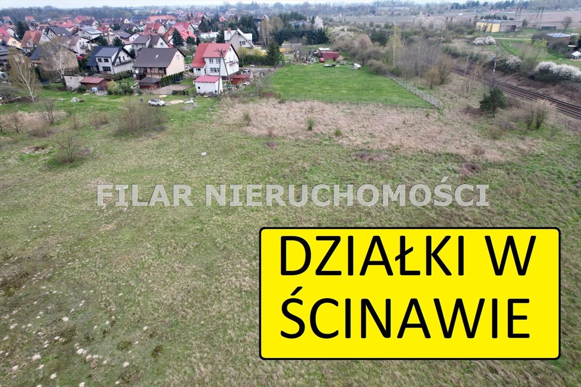 Działka budowlana 8,4 arów w Ścinawie – teren pod dom Ścinawa  840m2 Foto 1