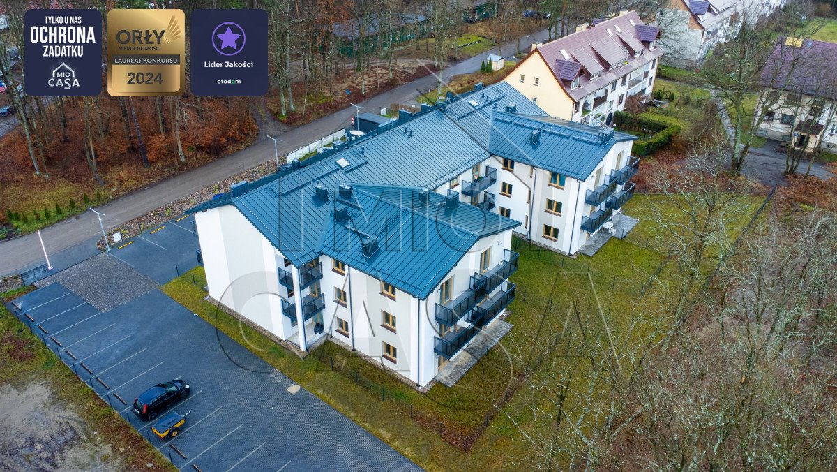 Komfortowa kawalerka z balkonem i widokiem na las Dzierżążno, Szpitalna  35m2 Foto 1