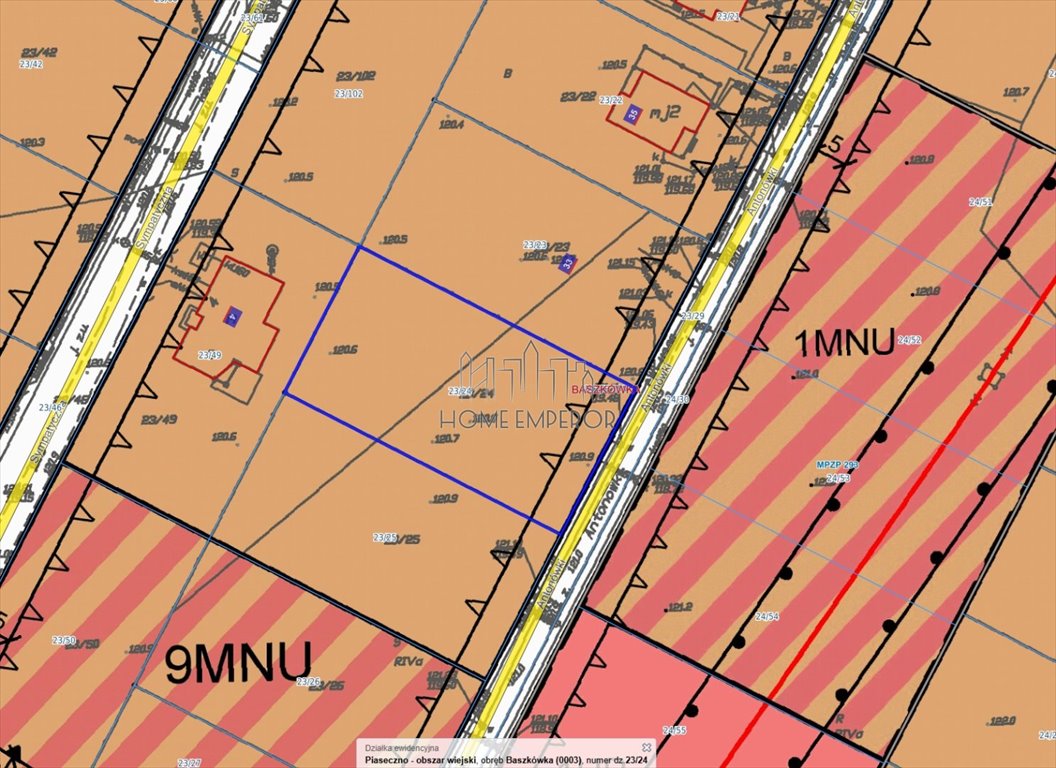 Działka budowlana na sprzedaż Baszkówka, Antonówki  1 060m2 Foto 1