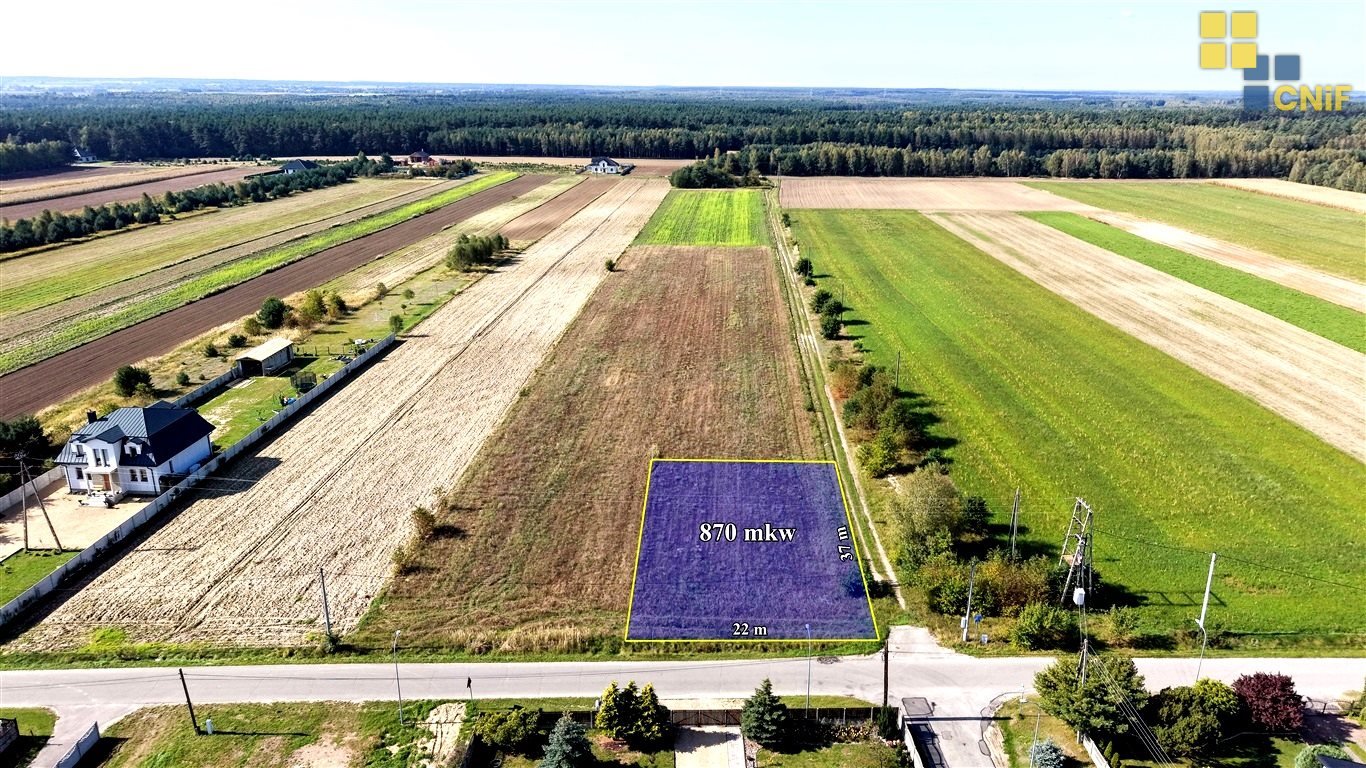 Działka budowlana na sprzedaż Mazówki  870m2 Foto 1