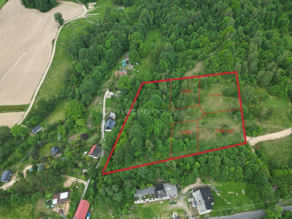 Działka z widokiem na las i pełną prywatnością, 7 km od Szklarskiej Piechowice, Piastów  1 720m2 Foto 1