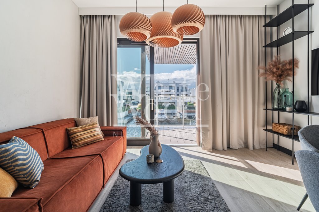 Nowoczesne 2-pokojowe mieszkanie z tarasem i widokiem na wodę Wiślinka, Łąkowa  40m2 Foto 1