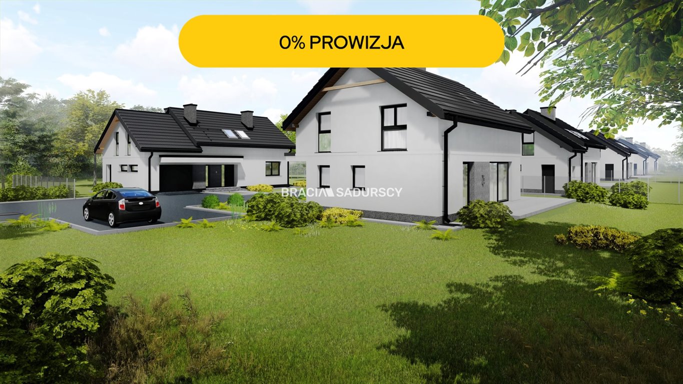 Dom w Paszkówce z garażem i ogrodem, stan deweloperski Brzeżnica, Paszkówka, Paszkówka, Leśna  147m2 Foto 1