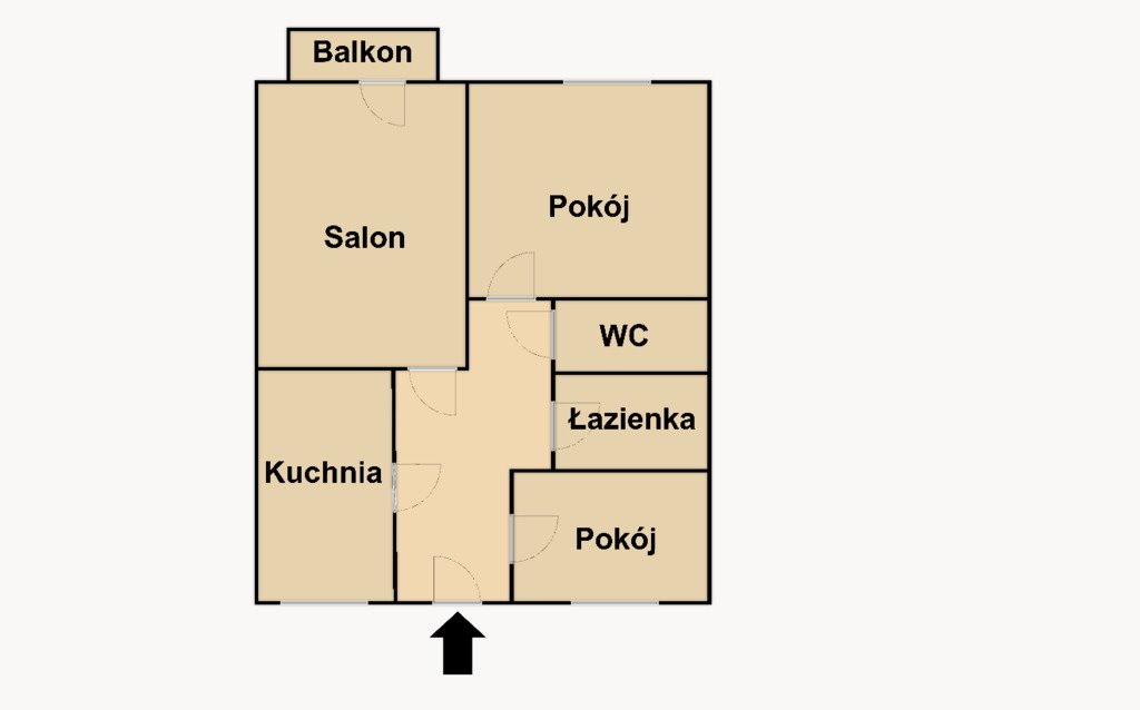 Mieszkanie trzypokojowe na wynajem Kraków, Grzegórzki, Grzegórzki, Mogilska  62m2 Foto 4