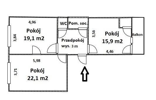 Lokal użytkowy na wynajem Kraków, Łobzów, Kazimierza Wielkiego  61m2 Foto 14