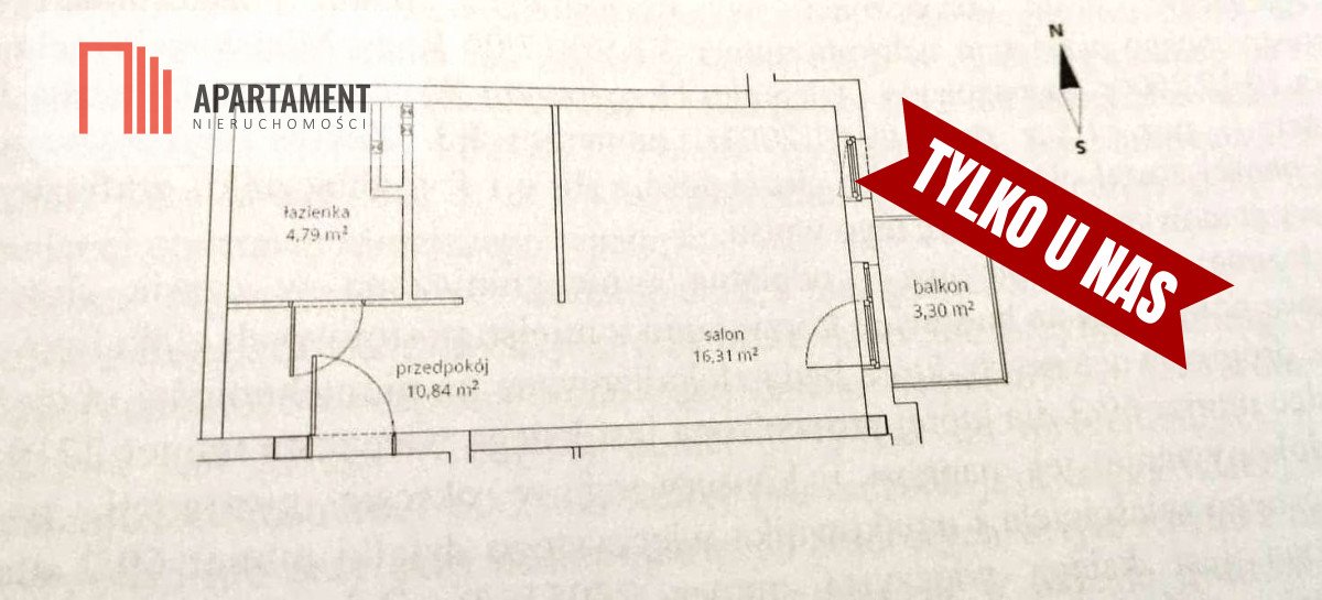 Kawalerka na sprzedaż Wrocław, Muchobór Wielki, Graniczna  32m2 Foto 10