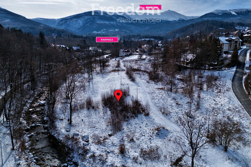 Polecam działkę pod bliźniaki z widokiem na Śnieżkę, media, cicha okolica Karpacz, Dolna  1 019m2 Foto 1