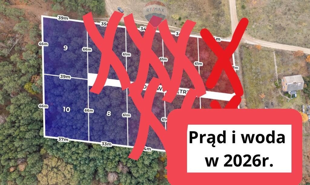 Działka pod dom w Siestrzeni, las, media, blisko S8 Siestrzeń, Nad Lasem  2 000m2 Foto 1