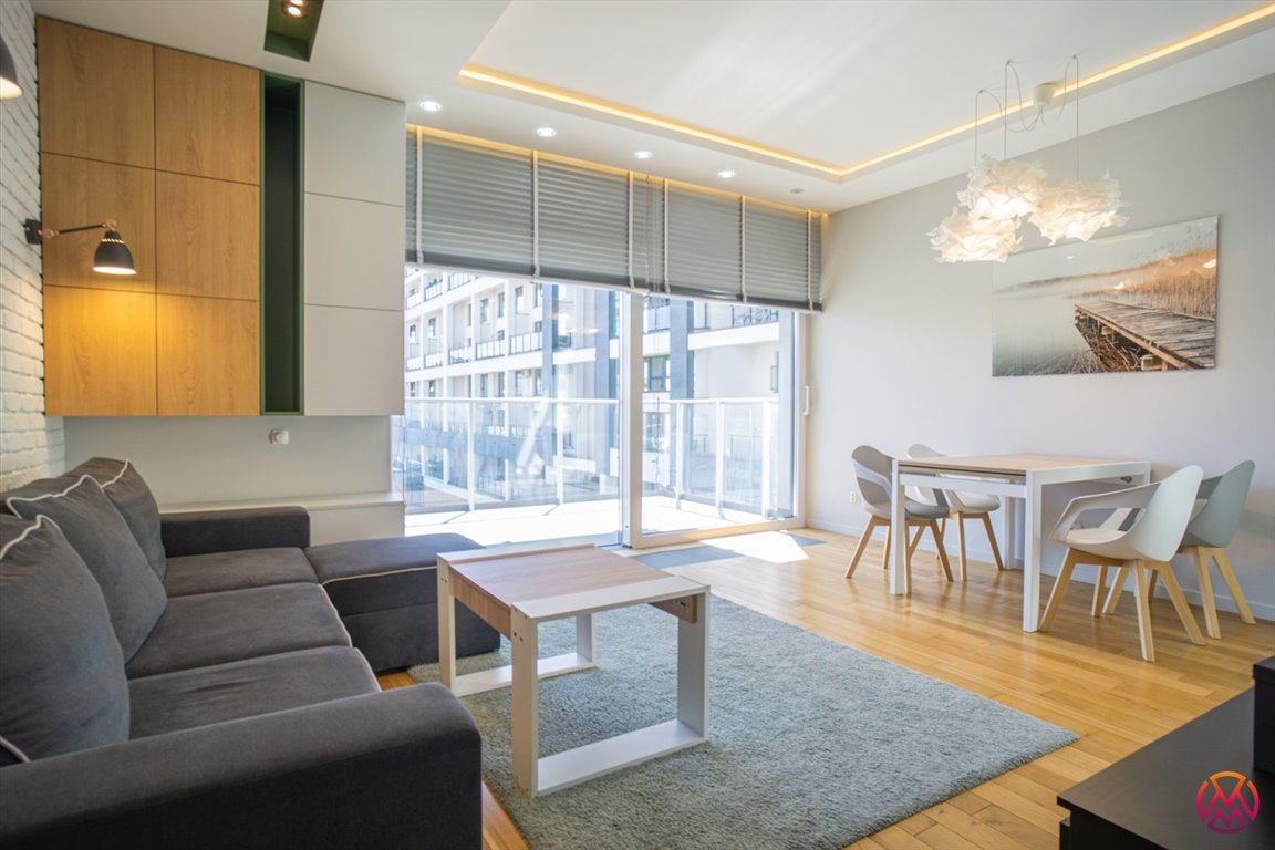 Wynajmę luksusowy apartament z tarasem i widokiem na zieleń Łódź, Polesie, Zdrowie, Srebrzyńska  55m2 Foto 1
