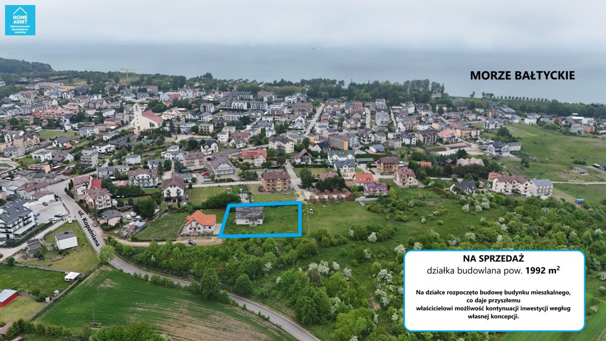 Działka pod inwestycję w Chłapowie nad morzem - polecam! Chłapowo, Kopalniana  1 992m2 Foto 1