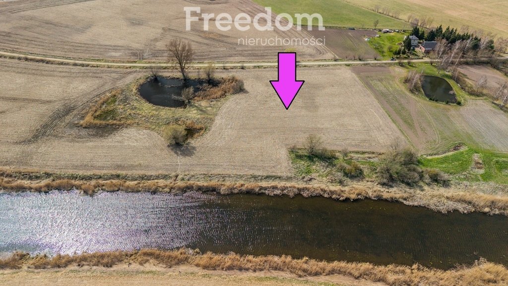 Działka rolna 4642 m² nad rzeką Stara Tuja - rekreacja i rolnictwo Stobiec  4 642m2 Foto 1