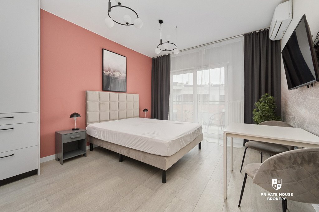 Na wynajem nowoczesna kawalerka 28 m² z balkonem i miejscem postojowym Wrocław, Śródmieście, Śrutowa  28m2 Foto 1