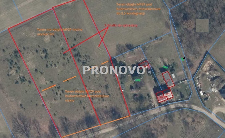 Polecam dwie działki budowlane 1,17 ha w Więcławiu z mediami Więcław  11 700m2 Foto 1