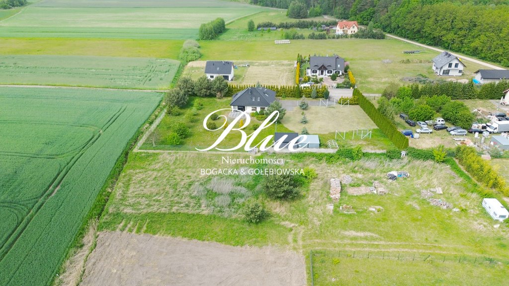 Duża działka 1385 m² z widokiem na łąki i blisko jeziora Bielkowo  1 385m2 Foto 1