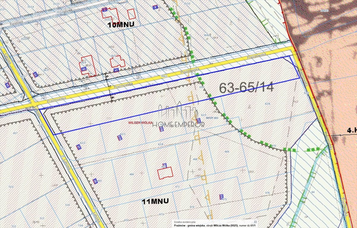 Działka 1200 m² pod dom i usługi w Wilczej Wólce - polecam! Wilcza Wólka, Prażmowska  1 200m2 Foto 1