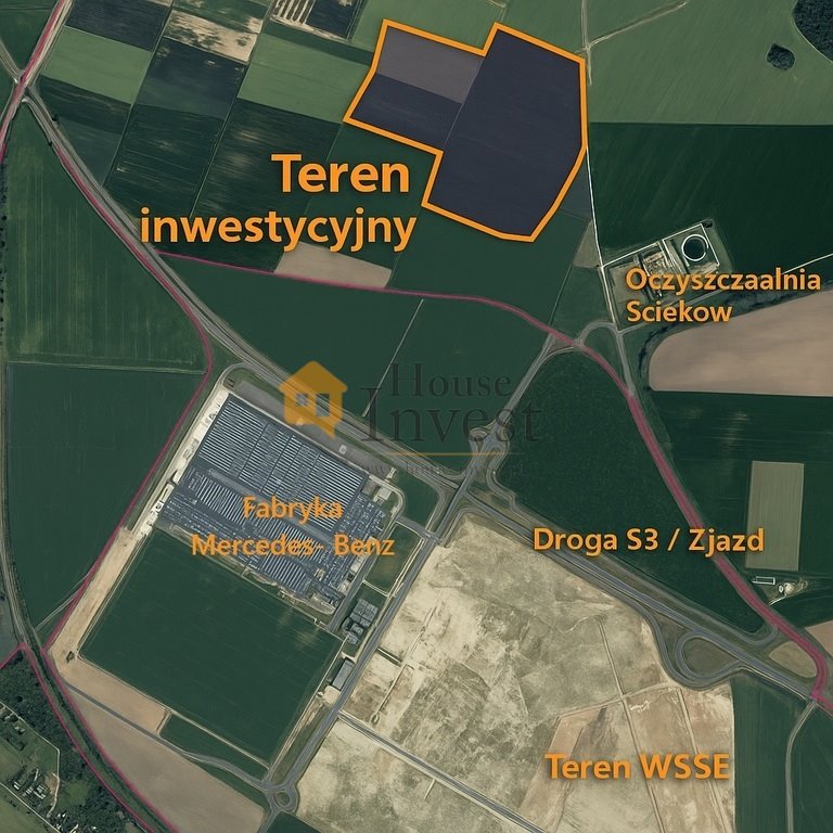 Polecam dużą działkę inwestycyjną 22 ha przy S3 w Jaworze Jawor  222 000m2 Foto 1