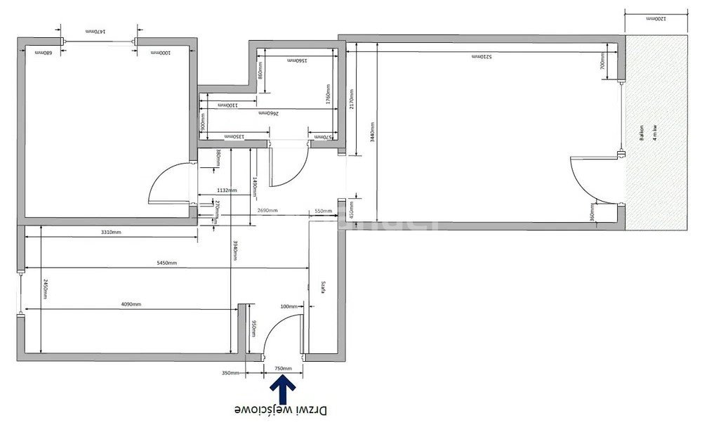 Mieszkanie dwupokojowe na sprzedaż Dąbrowa Górnicza, Sienkiewicza  51m2 Foto 8