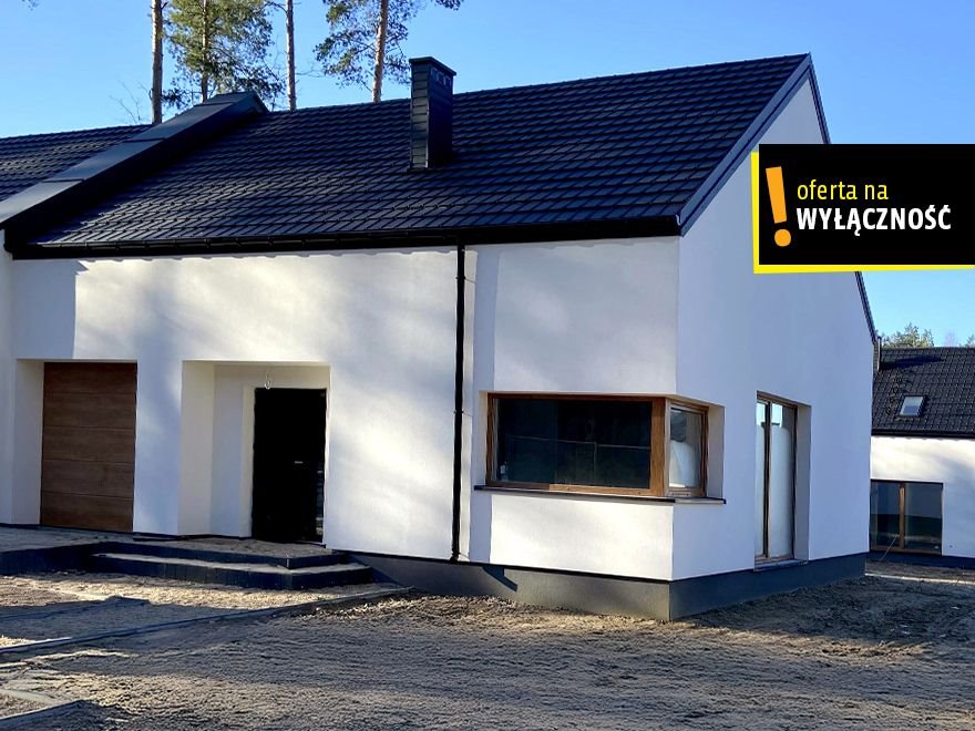 Nowoczesny dom w Leśnym Raju z poddaszem do adaptacji Borków  91m2 Foto 1