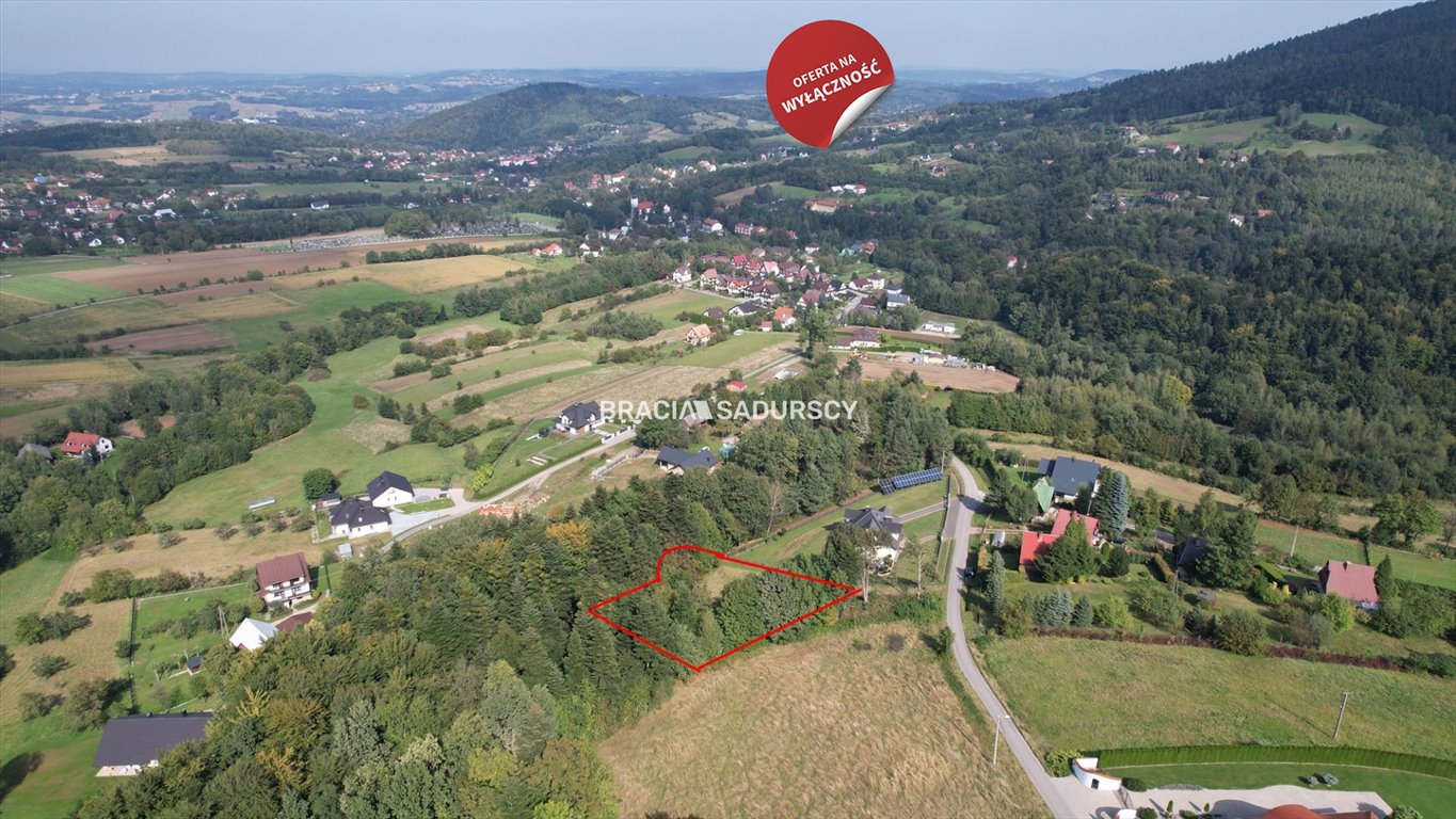 Działka budowlana na sprzedaż Żegocina  1 600m2 Foto 1