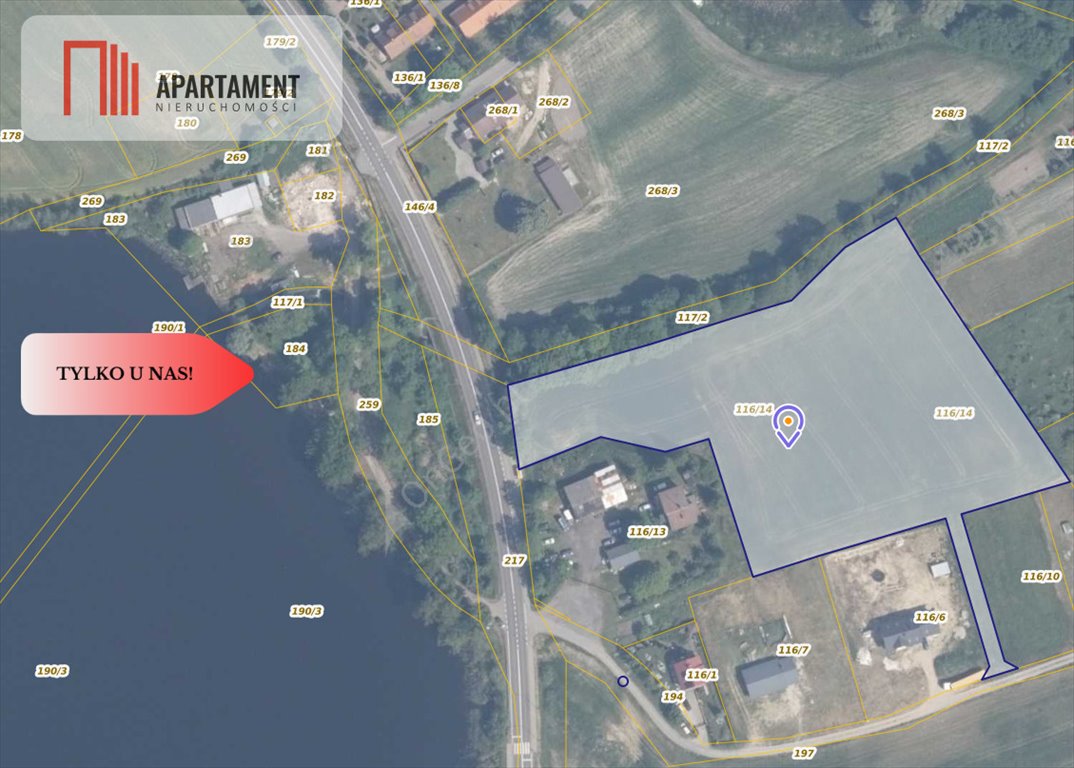 Działka budowlano-rolna 13 802 m², woda, dojazd utwardzony Koniecwałd  13 802m2 Foto 1