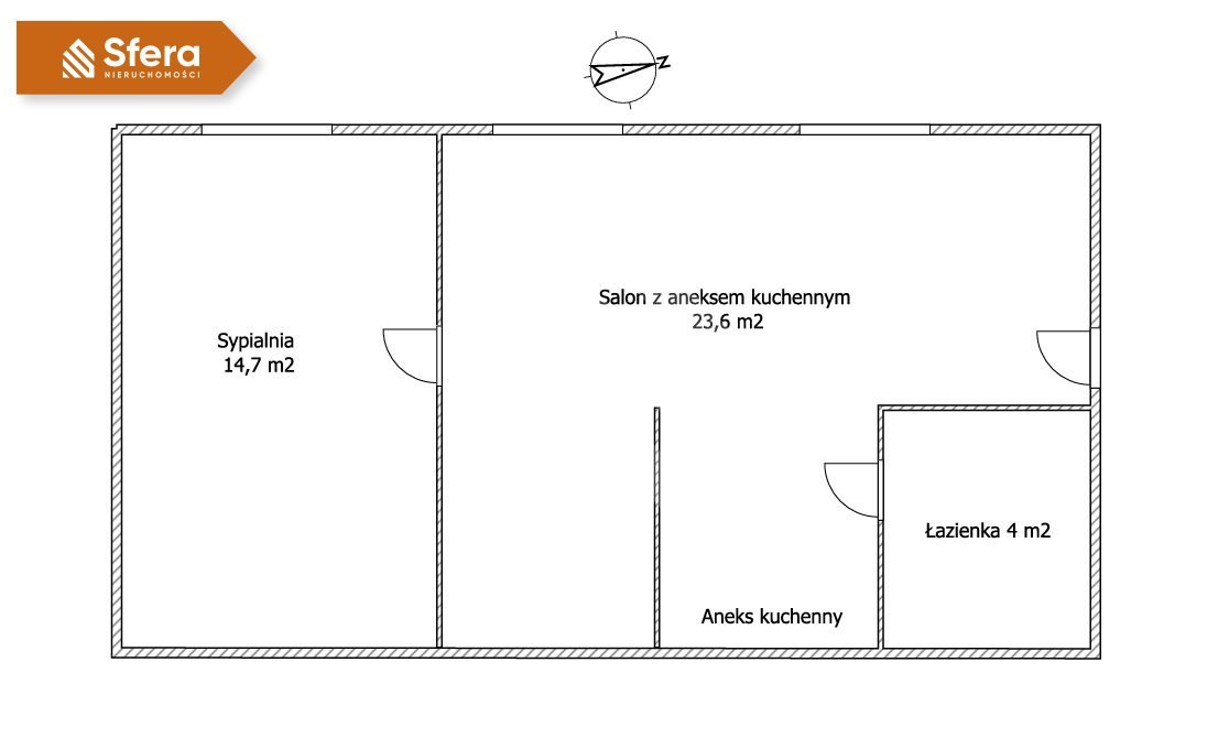 Mieszkanie dwupokojowe na sprzedaż Bydgoszcz, Śródmieście  42m2 Foto 16