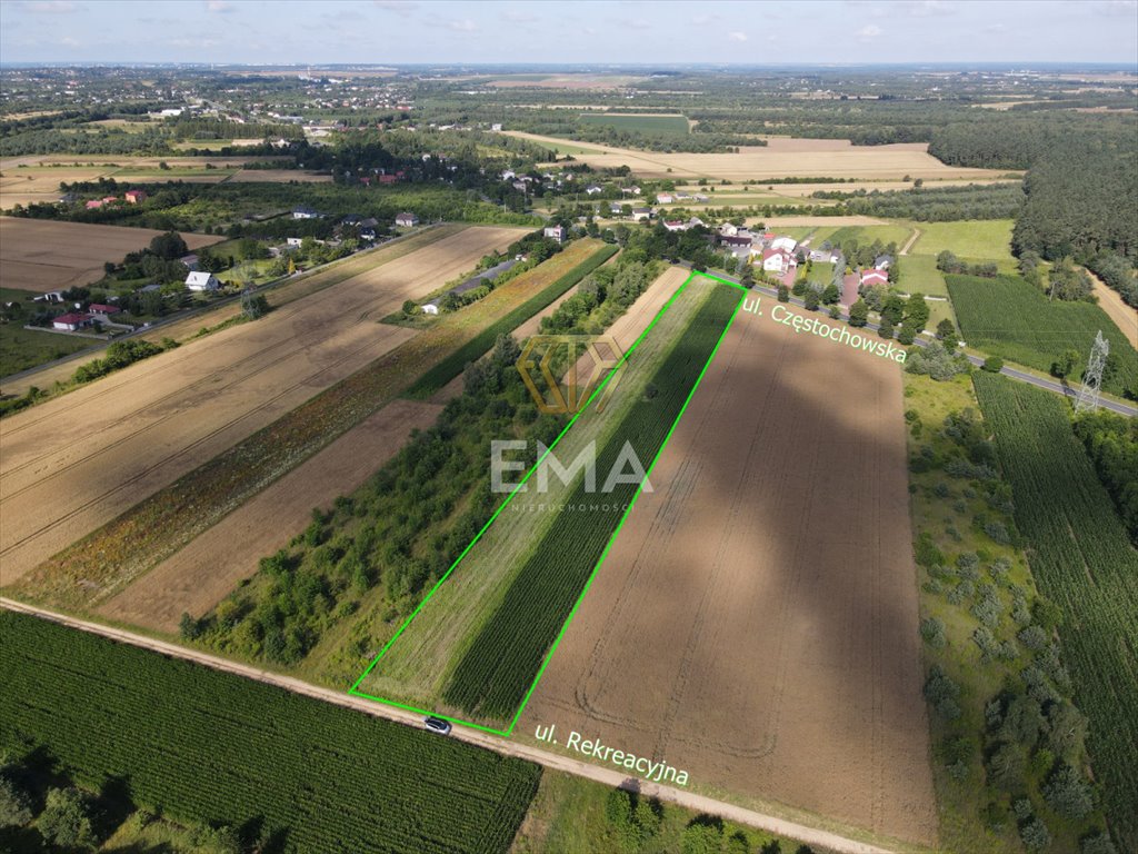 Działka przemysłowo-handlowa na sprzedaż Michałów Rudnicki, Częstochowska  11 023m2 Foto 2