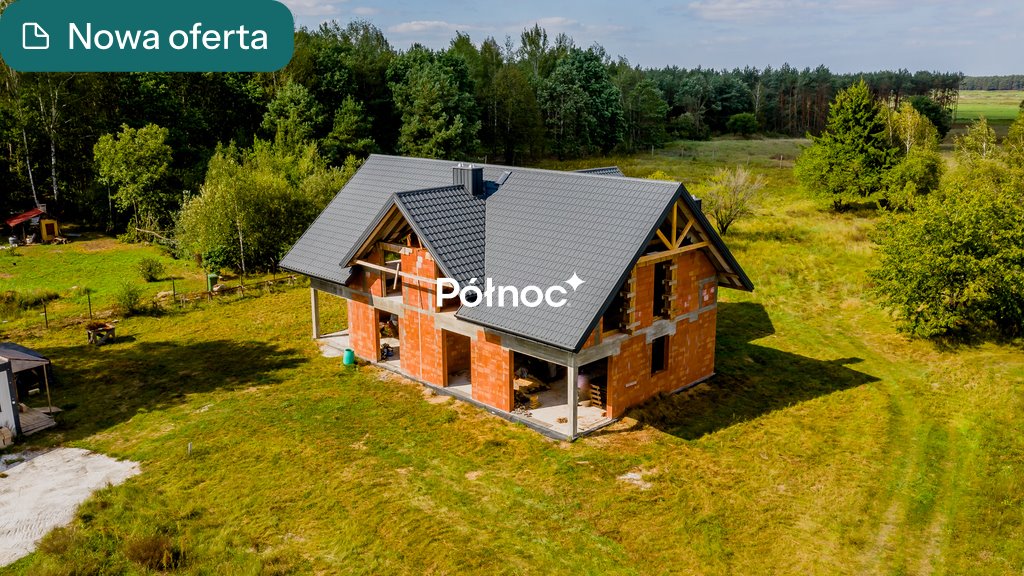 Dom w stanie surowym otwartym (148,67 m²) z działką od 500 m² Tykocin  149m2 Foto 1