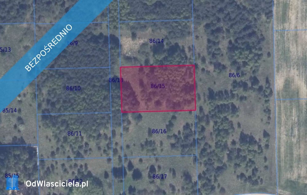 Działka 3007 m² w Granicznej Wsi – bez prowizji! Graniczna Wieś  3 007m2 Foto 1