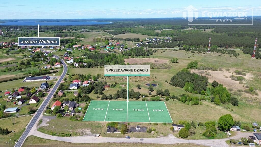 Duże działki budowlane w Gwda Mała od 1765 m2 - media w drodze Gwda Mała  1 765m2 Foto 1