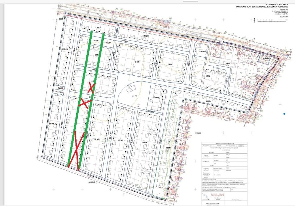 Na sprzedaż działki budowlane od 983 m² w Kobylance Kobylanka  983m2 Foto 1
