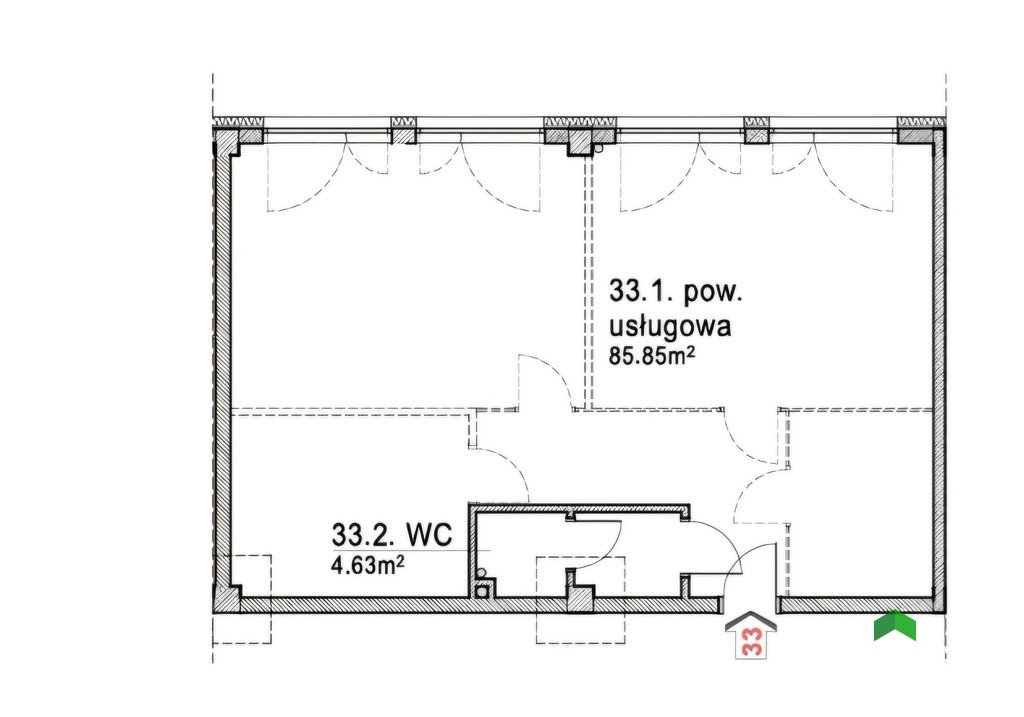 Lokal użytkowy na sprzedaż Częstochowa, gen. Leopolda Okulickiego  90m2 Foto 13