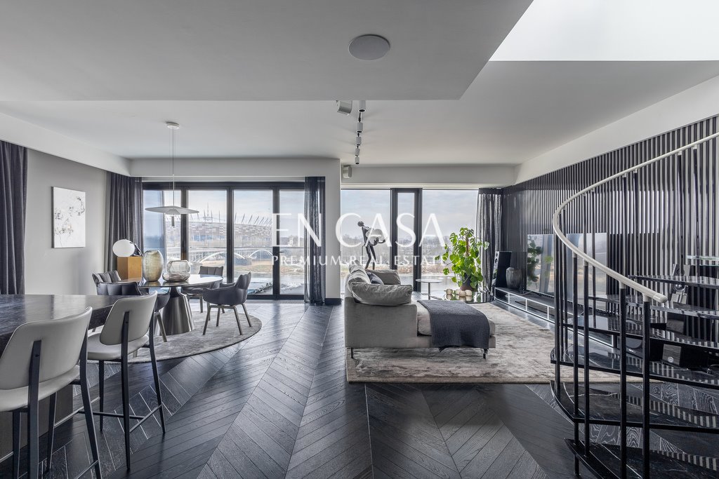 Ekskluzywny apartament 162 m² z tarasem na dachu i widokiem na Wisłę Warszawa, Śródmieście, Powiśle, Wioślarska  160m2 Foto 1