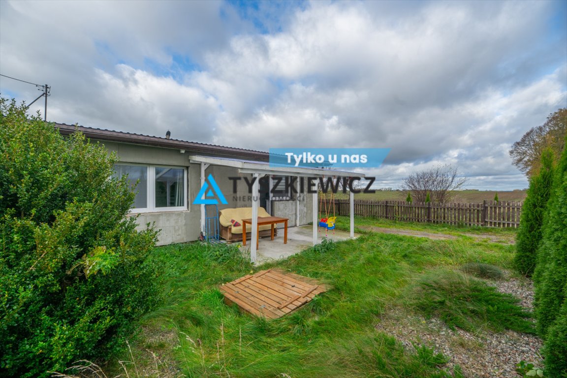 Przytulny dom z ogrodem, tarasem i piwnicą w Warciminie Warcimino  85m2 Foto 1
