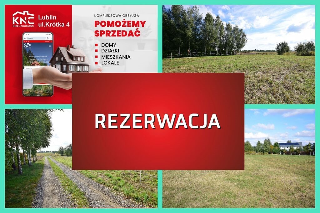Działka budowlana 1703 m² w Motyczu – szybki dojazd do Lublina Motycz  1 703m2 Foto 1