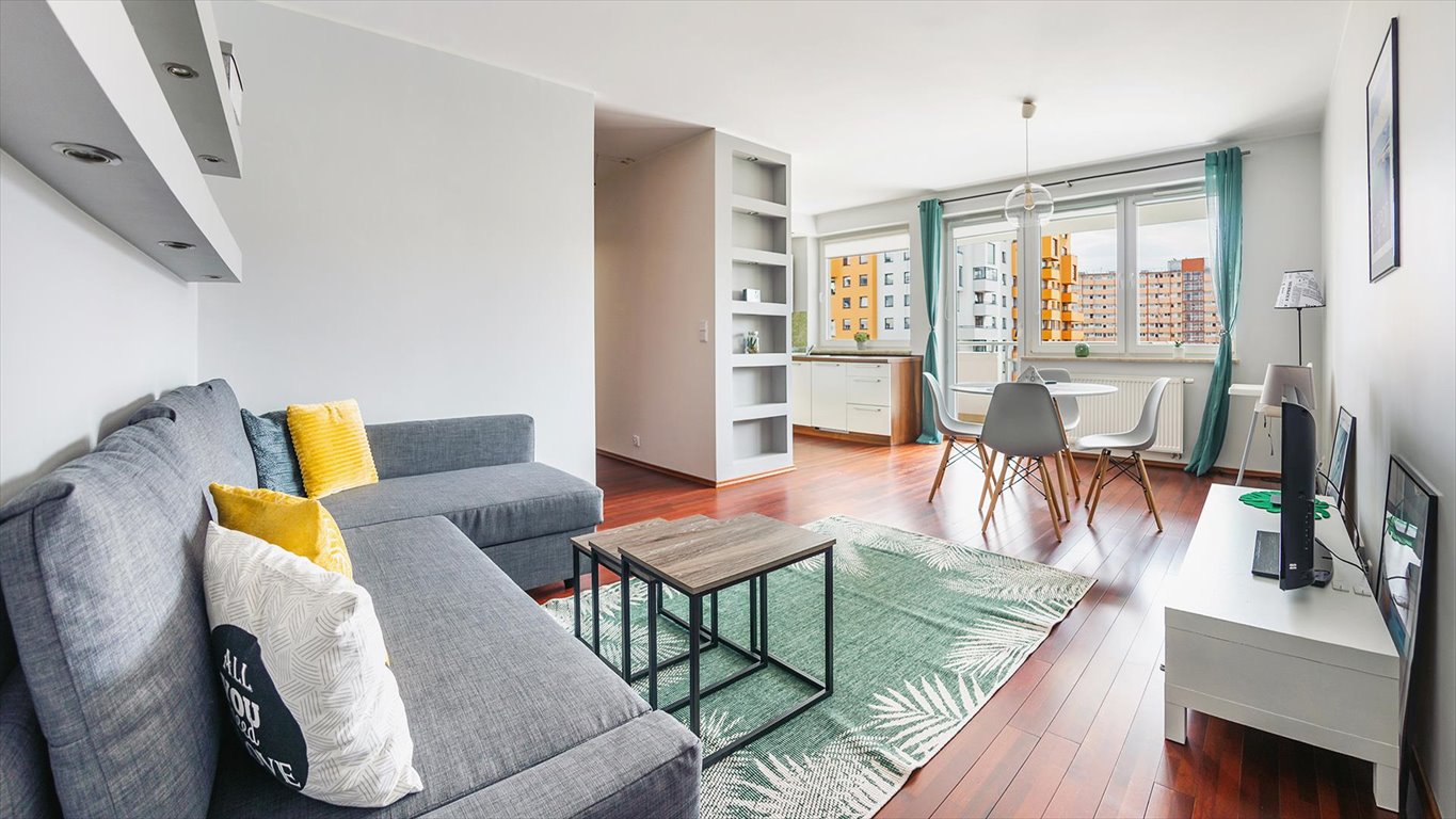 Nowoczesne 44 m² mieszkanie z balkonem, garażem i blisko morza. Gdańsk, Przymorze, Lecha Kaczyńskiego  44m2 Foto 1