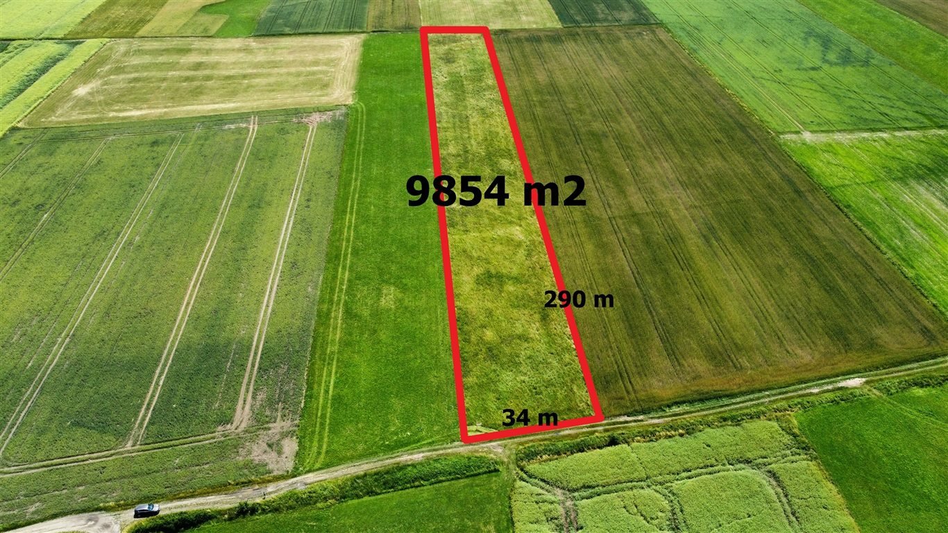 Działka rolna z możliwością zabudowy w Woźnikach, 9854 m² Woźniki  9 854m2 Foto 1
