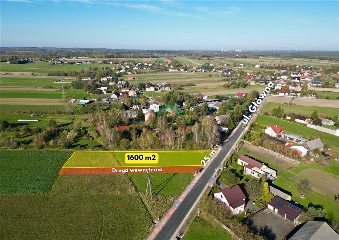 Działka 1600 m² z dojazdem z dwóch stron - polecam Kłobukowice  800m2 Foto 1