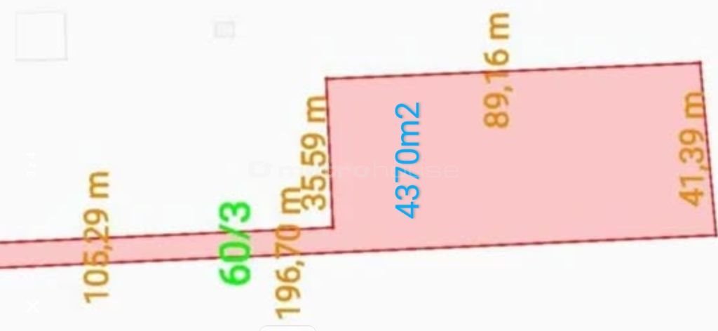 Działka budowlana na sprzedaż Ciosny  4 370m2 Foto 1