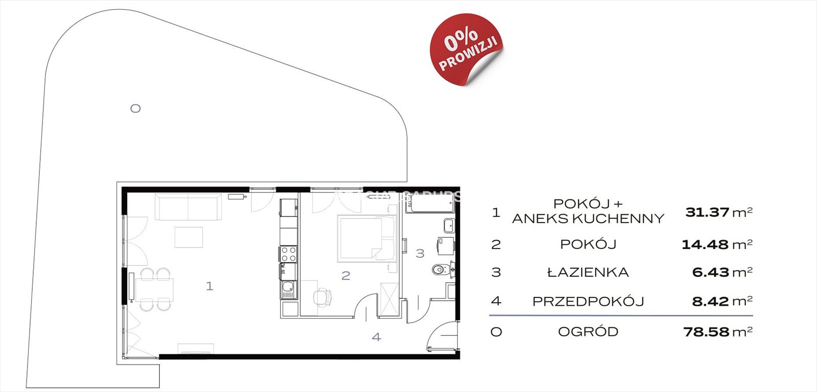 Mieszkanie dwupokojowe na sprzedaż Kraków, Prądnik Biały, Prądnik Biały, 29 listopada - okolice  61m2 Foto 3