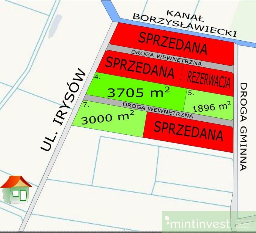 Działka inna na sprzedaż Lubczyna  1 896m2 Foto 2