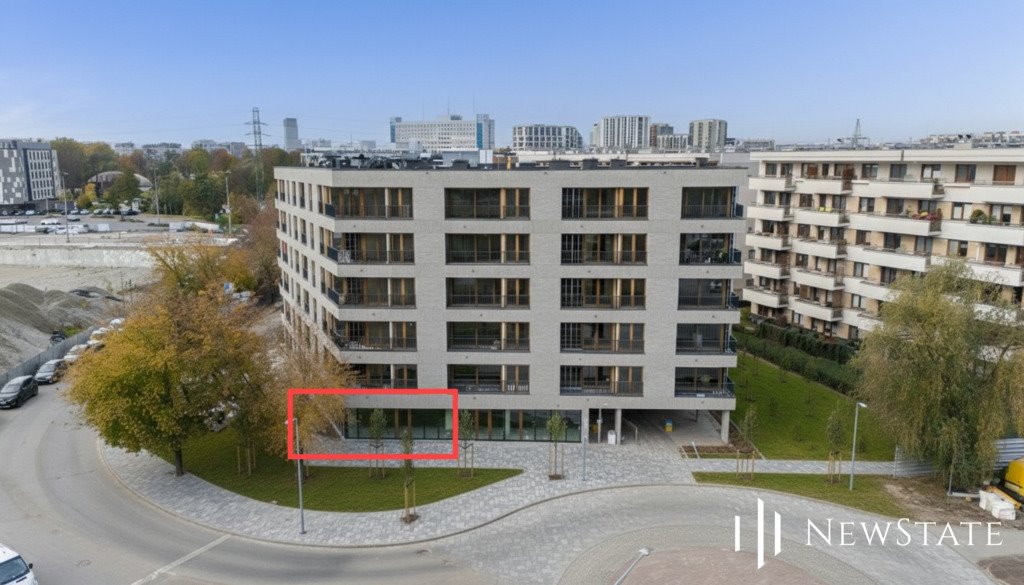 Lokal usługowy 150 m² w nowoczesnym budynku przy Dąbskiej Kraków  150m2 Foto 1