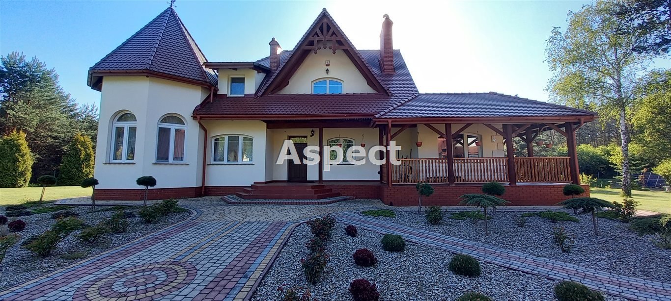 Rezydencja 300 m2 na 1,5 ha z stawem i panelami fotowoltaicznymi Dąbrówki  300m2 Foto 1