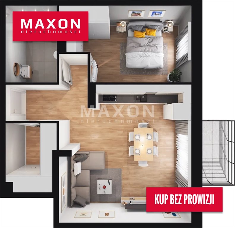 Mieszkanie dwupokojowe na sprzedaż Warszawa, Białołęka, ul. Leona Berensona  47m2 Foto 1