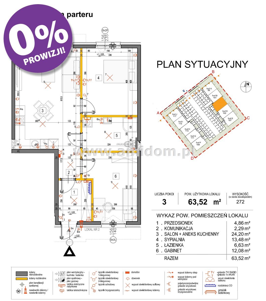 Mieszkanie trzypokojowe na sprzedaż Kobyłka  64m2 Foto 5