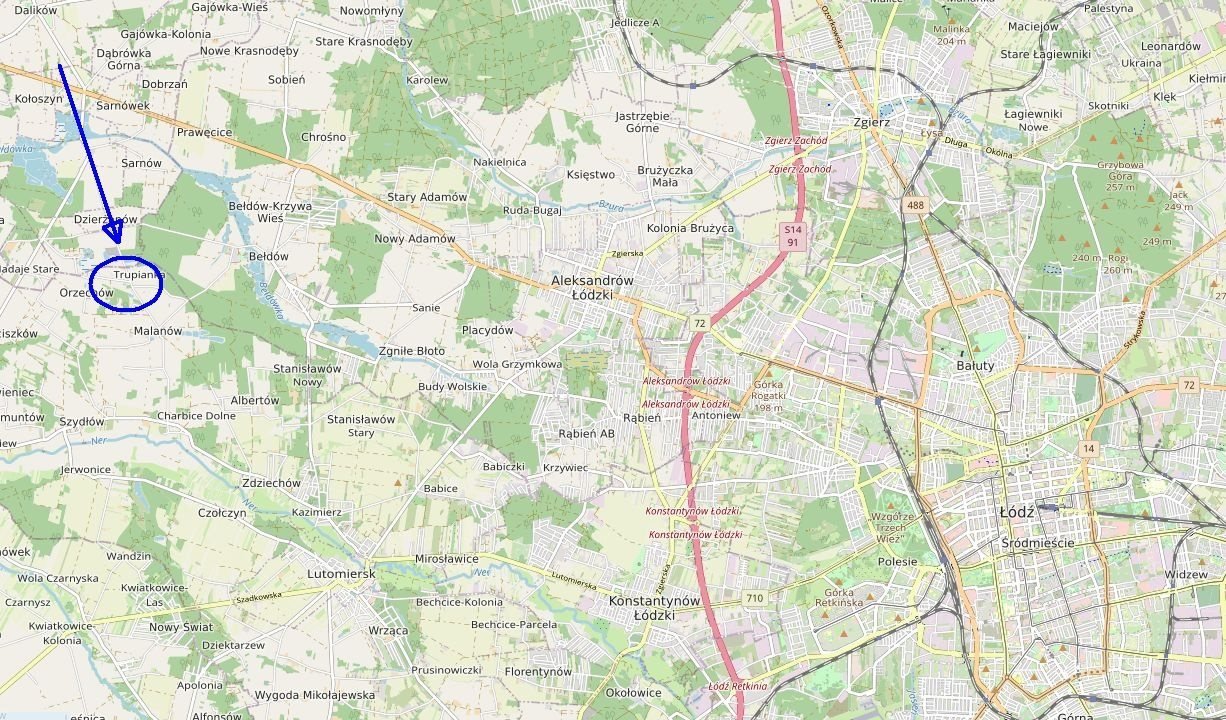 Działka przemysłowo-usługowa 44 210 m² w Orzechowie - inwestycja Malanów  44 210m2 Foto 1
