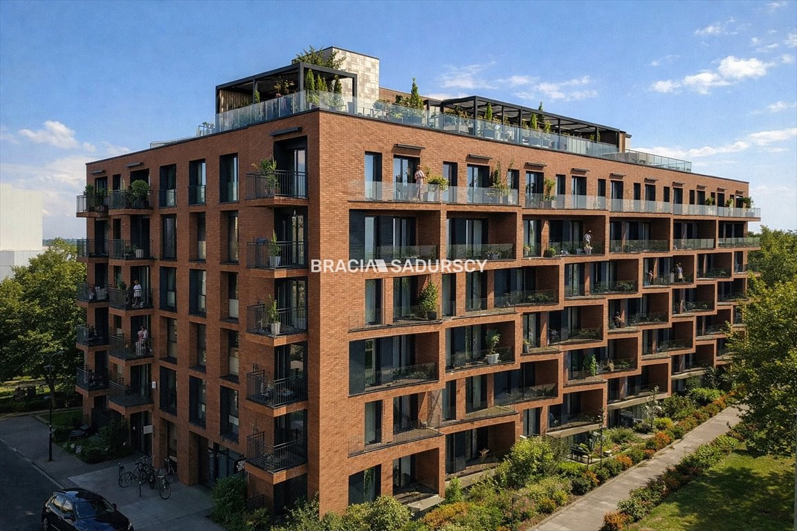 Zapraszam do obejrzenia nowoczesnego 2-pokojowego mieszkania w prestiżowej inwestycji Kraków, Grzegórzki, Grzegórzki, Fabryczna  46m2 Foto 1