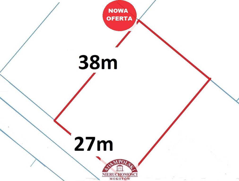 Działka 1020 m2 w Bielanach z mediami i planem zagospodarowania Warszawa, Bielany, Młociny  1 020m2 Foto 1