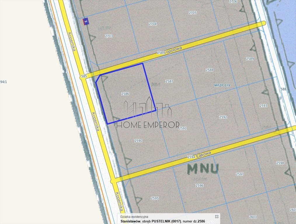 Działka budowlana na sprzedaż Pustelnik, Topolowa  1 430m2 Foto 1